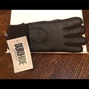 Women’s Durohide Brown Acrylic & Vinyl Gloves